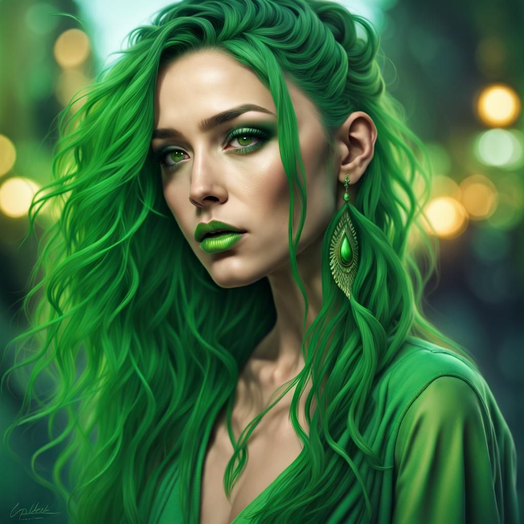 Green 💚 - AI Generated Artwork - NightCafe Creator