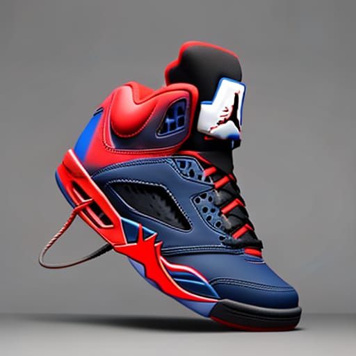 Air Jordan 5s American flag