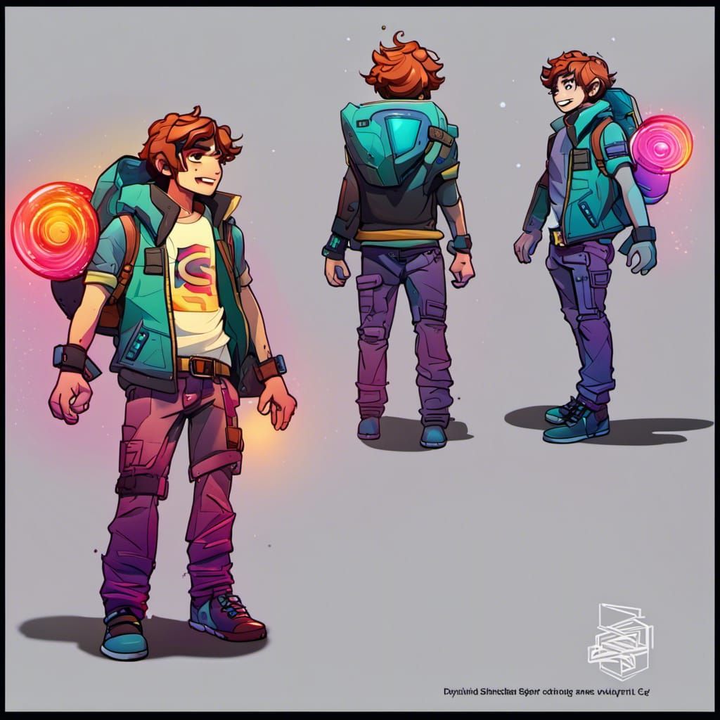 character design, original game or comic character, concept ...