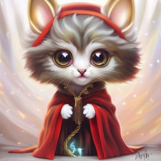 mythical cat/lamb creature