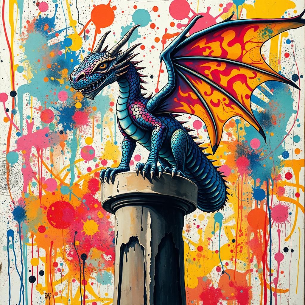 Flames on my dragon make it look cool