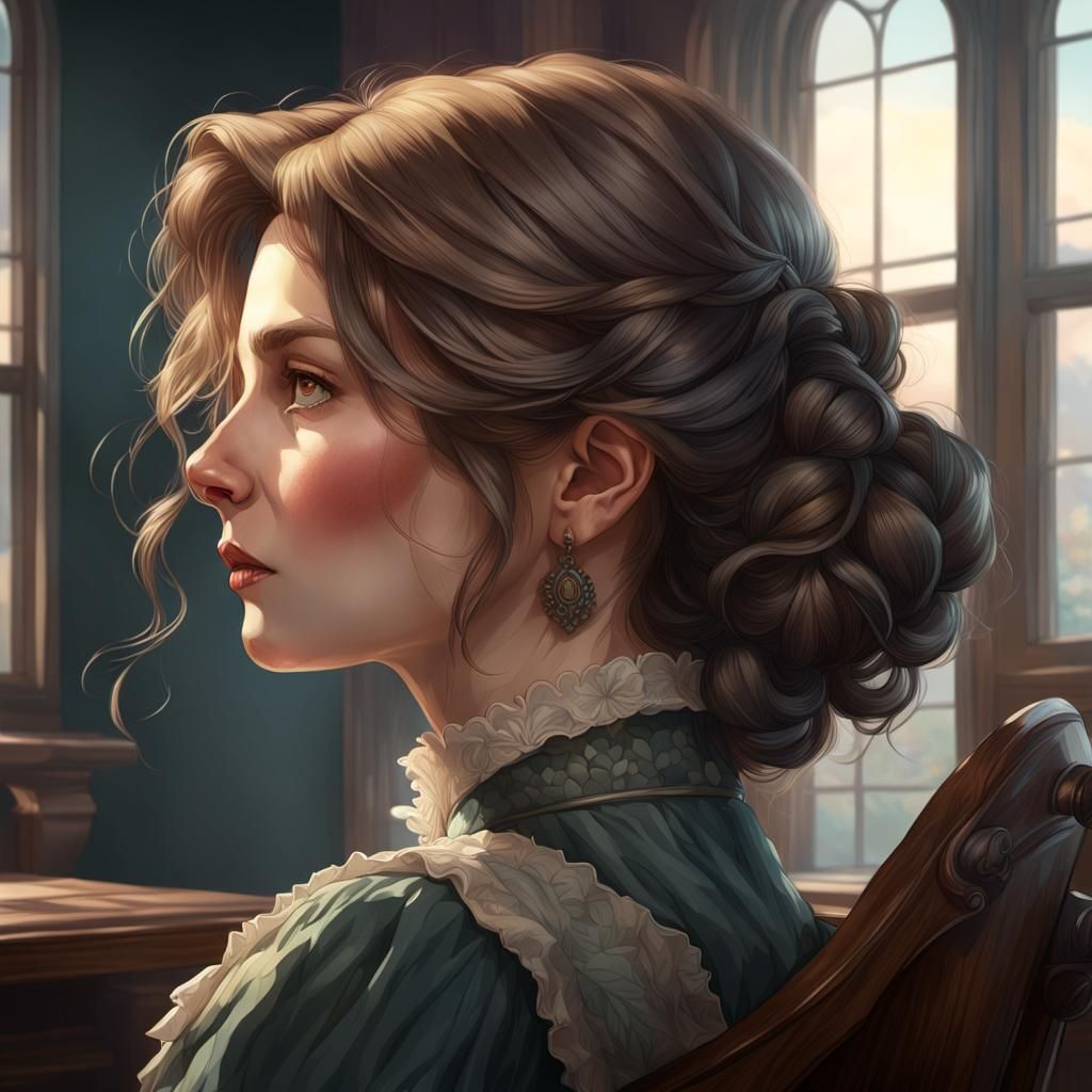 Sad Victorian Woman 2