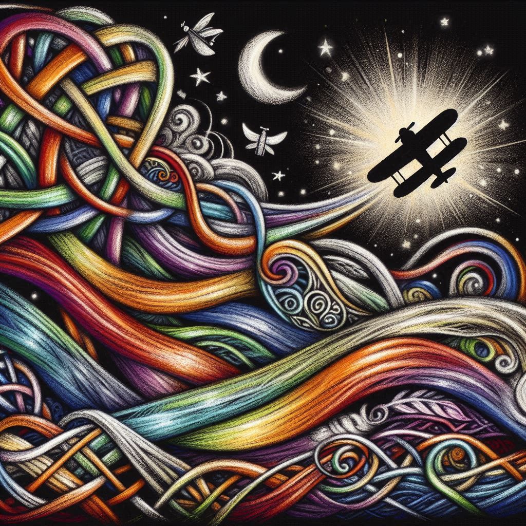 June Art Jam Images- plane