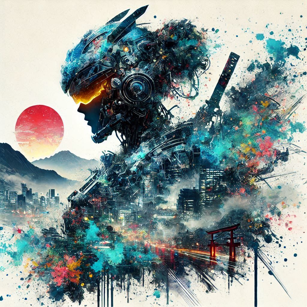 double exposure beautiful fantasy portrait landscape..