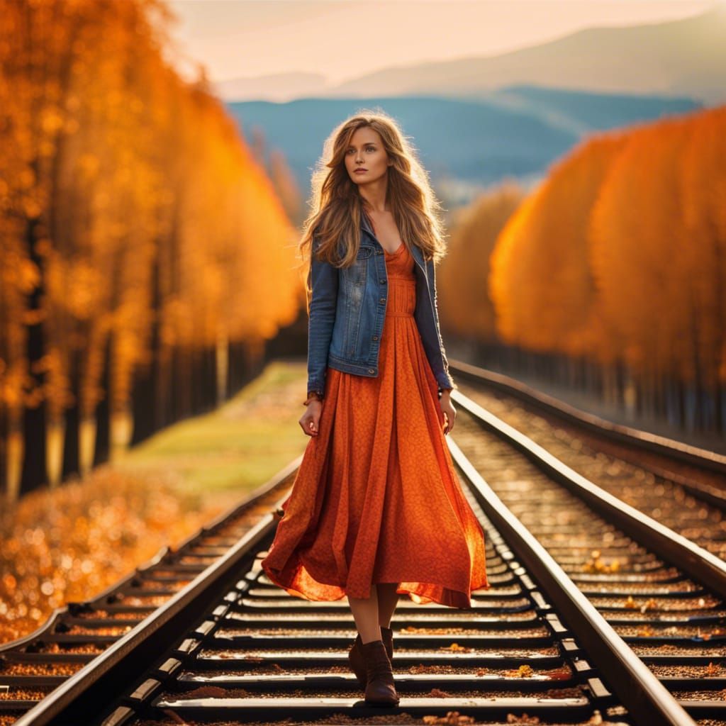 a-girl-wearing-a-flowing-dress-and-brown-boots-is-shown-walking