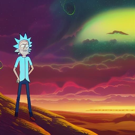 Rick Morty - AI Photo Generator - starryai