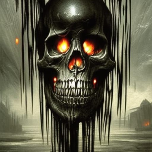 Skull horror Gustave Doré Greg Rutkowski bokeh 3DEXCITE - AI Generated ...