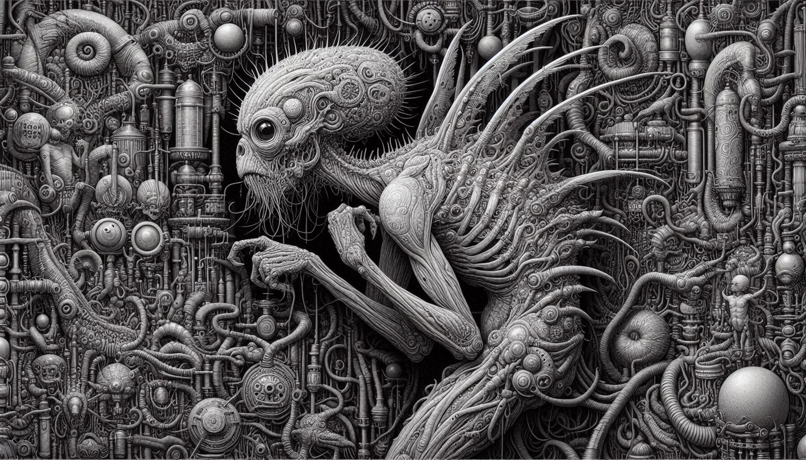 CRYPTID TAXIDERMY DRAWING