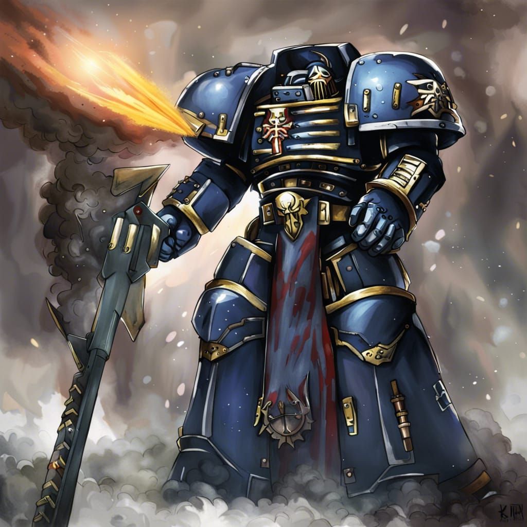 warhammer 40k loyalist iron warrior - AI Generated Artwork - NightCafe ...