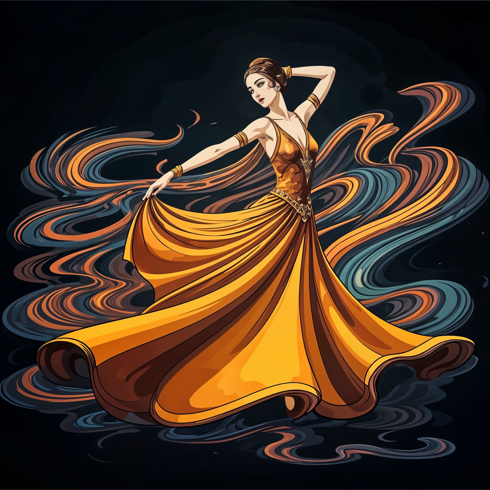 Dancing Lady   by @Feeling Creative