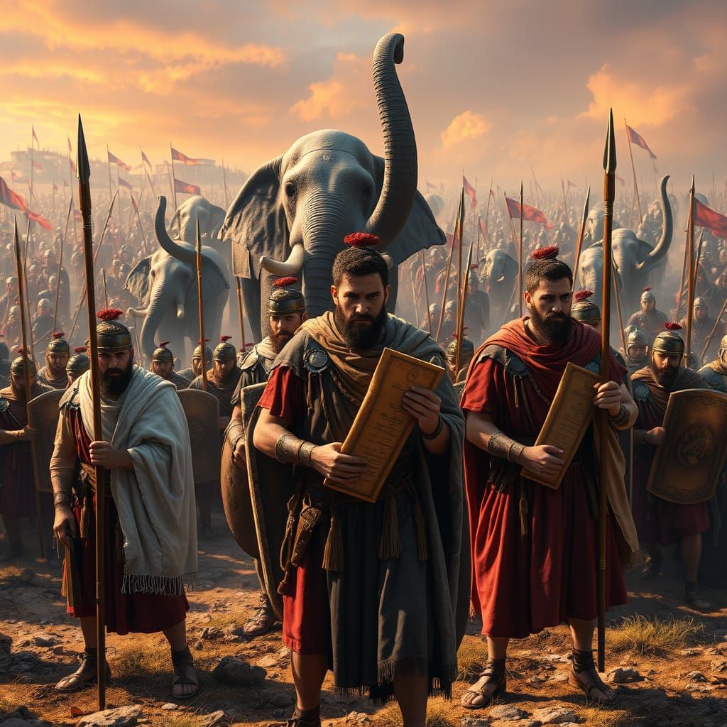 Heroes of Faith Stand Against Ancient Greek Legion in a Haun...