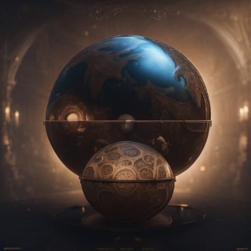 Stunning Orb Scene in Epic Cinematic Style