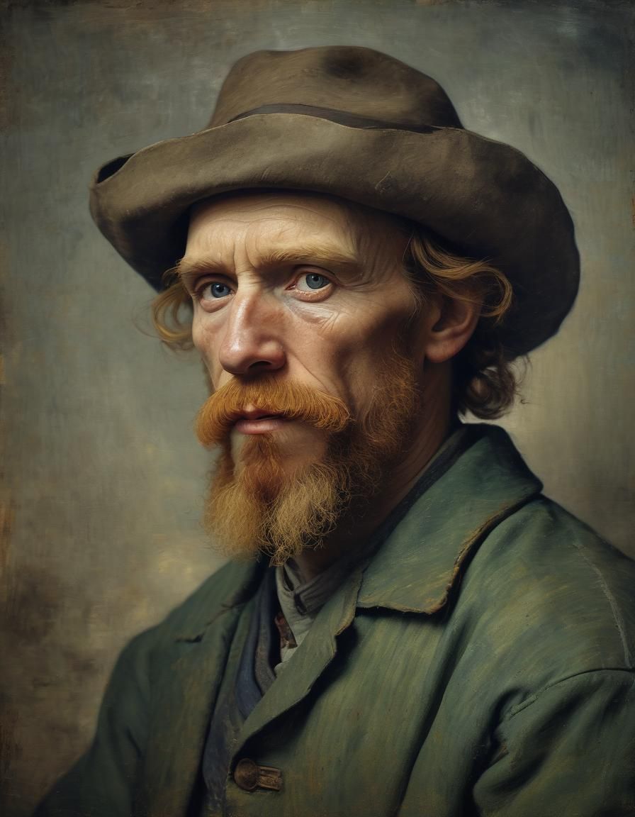 Vincent van Gogh series of self portraits ___ #4