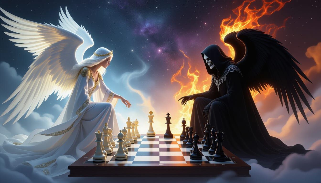 Chess game in limbo.