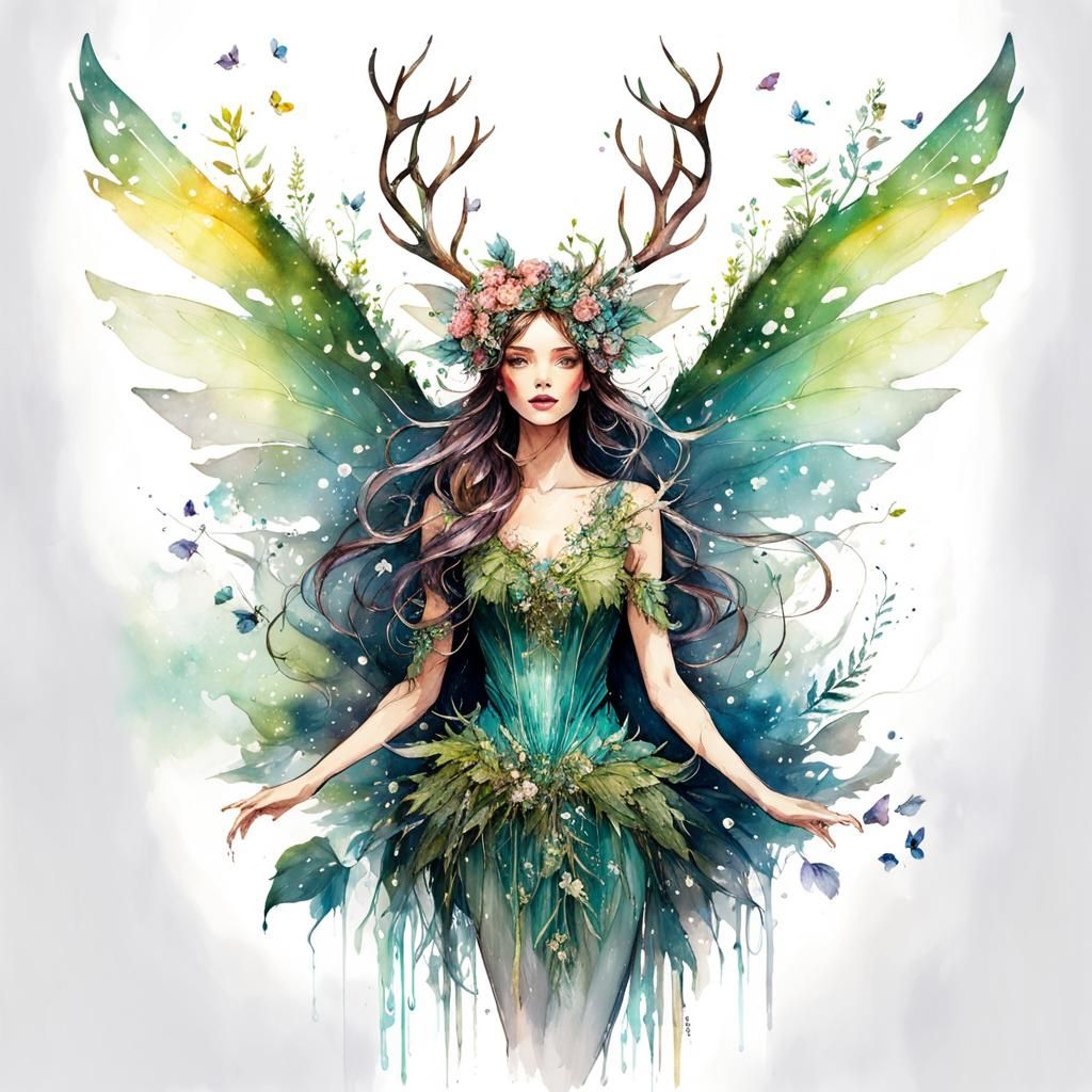 Nature fairy  by @Attie