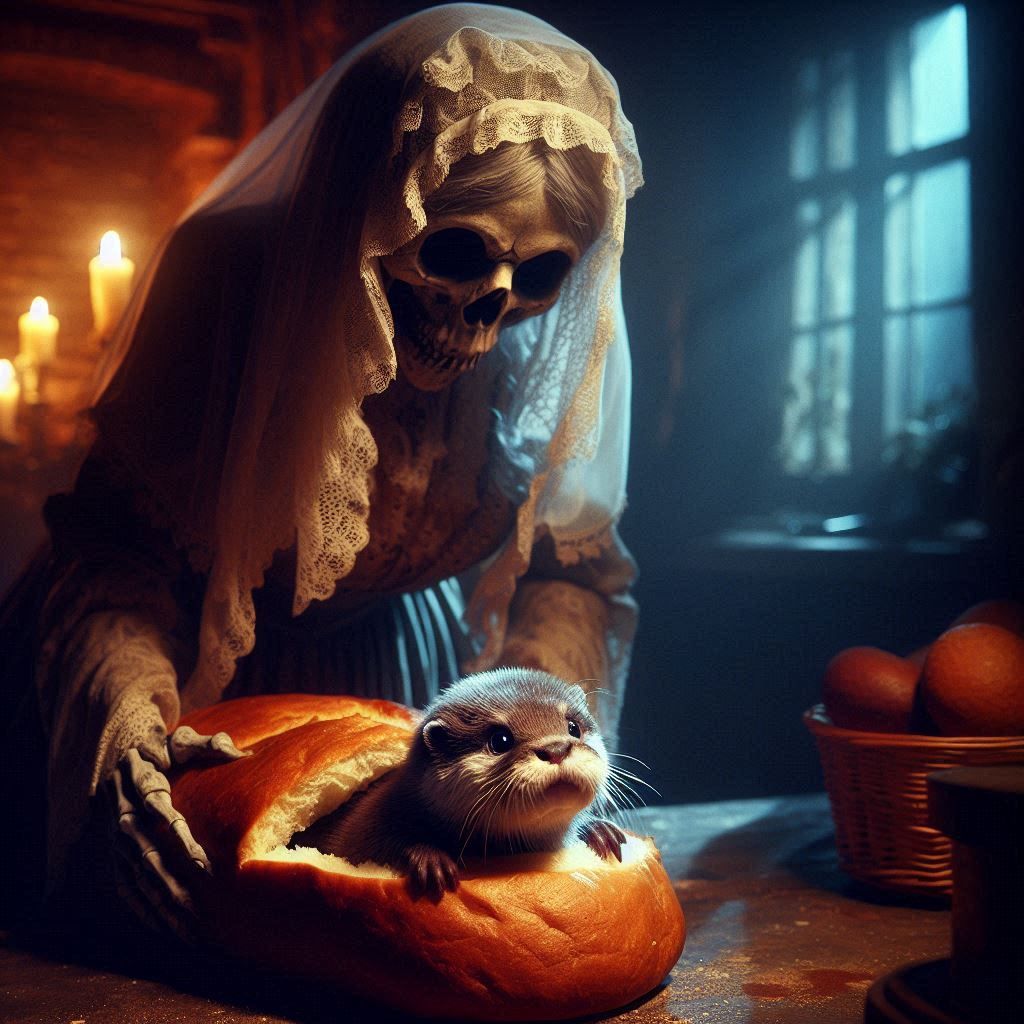 Sneaking into the kitchen