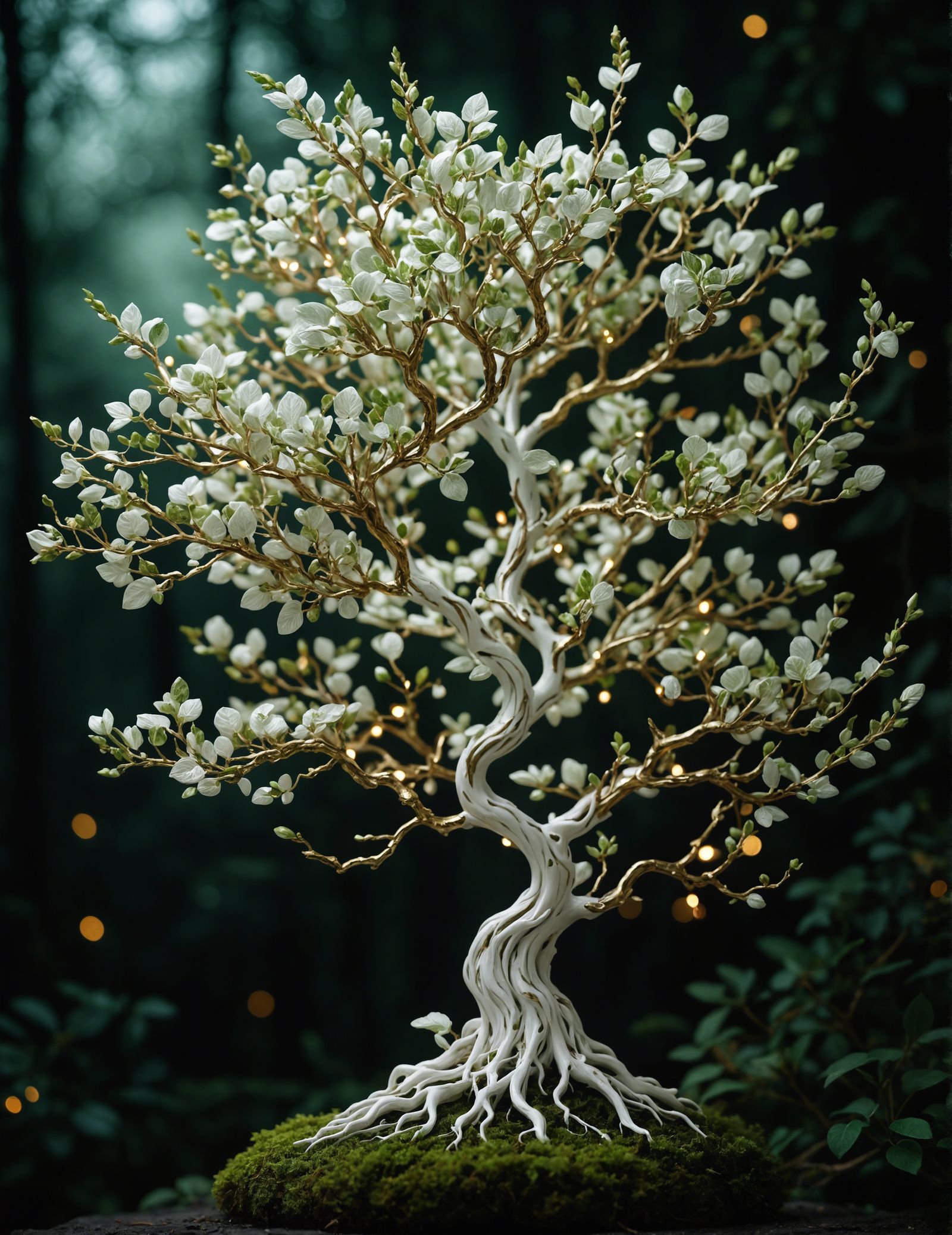 Porcelain tree sapling