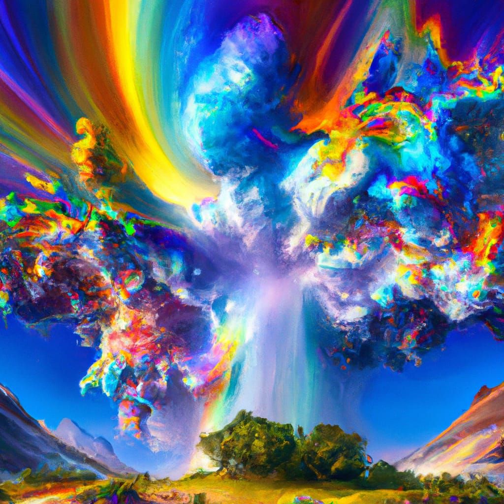 Exploding rainbows
