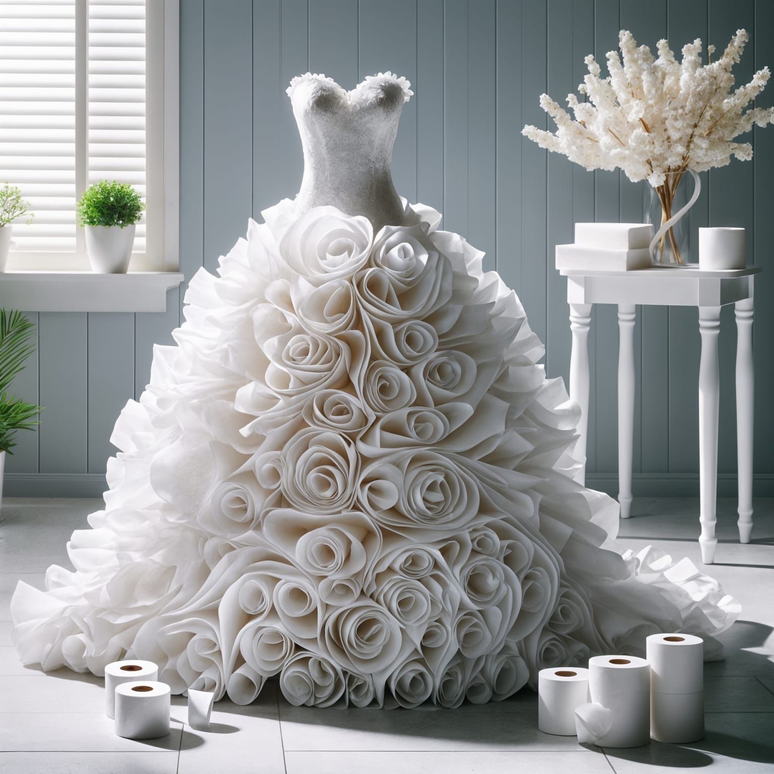 A Perfectly Charmin Wedding Gown