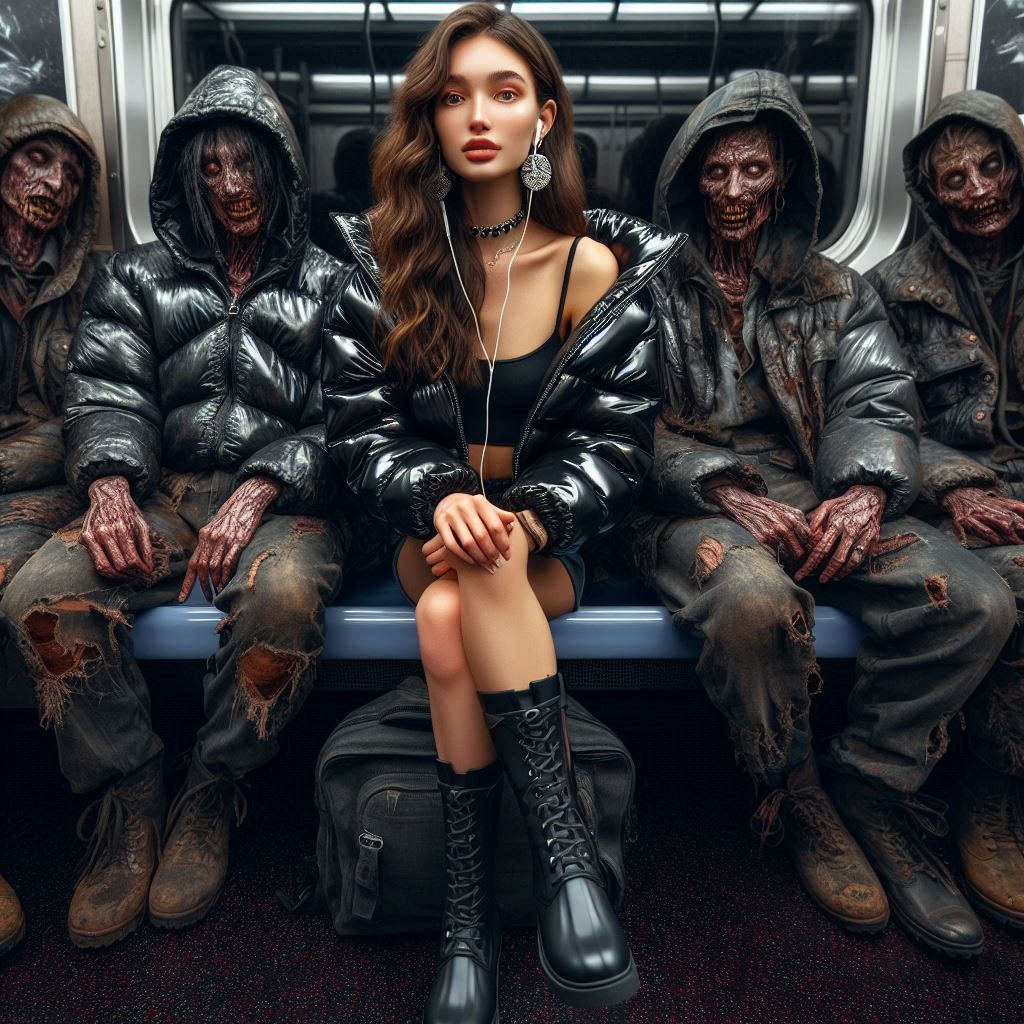 The subway horror ...