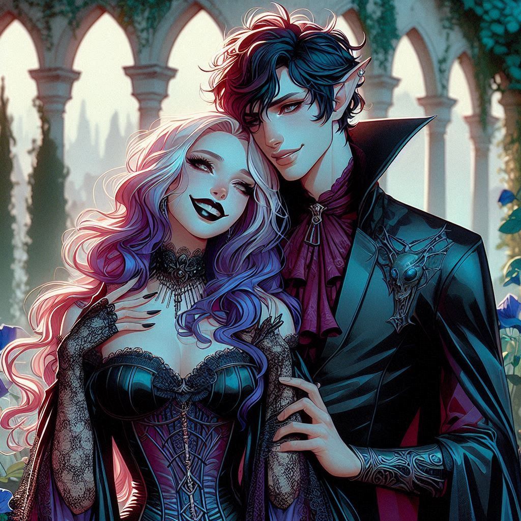 goth couple