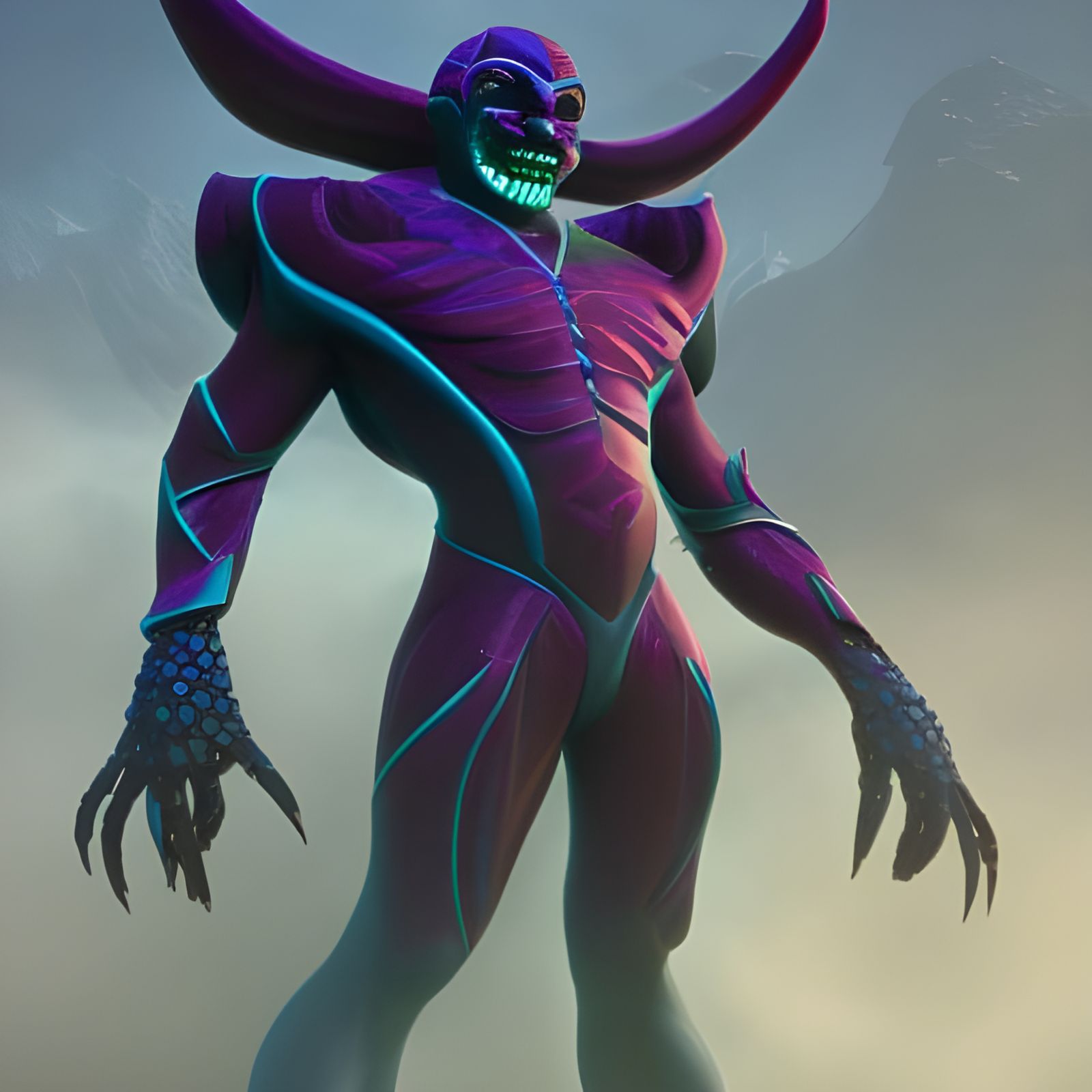 sugar land titan supervillain full body