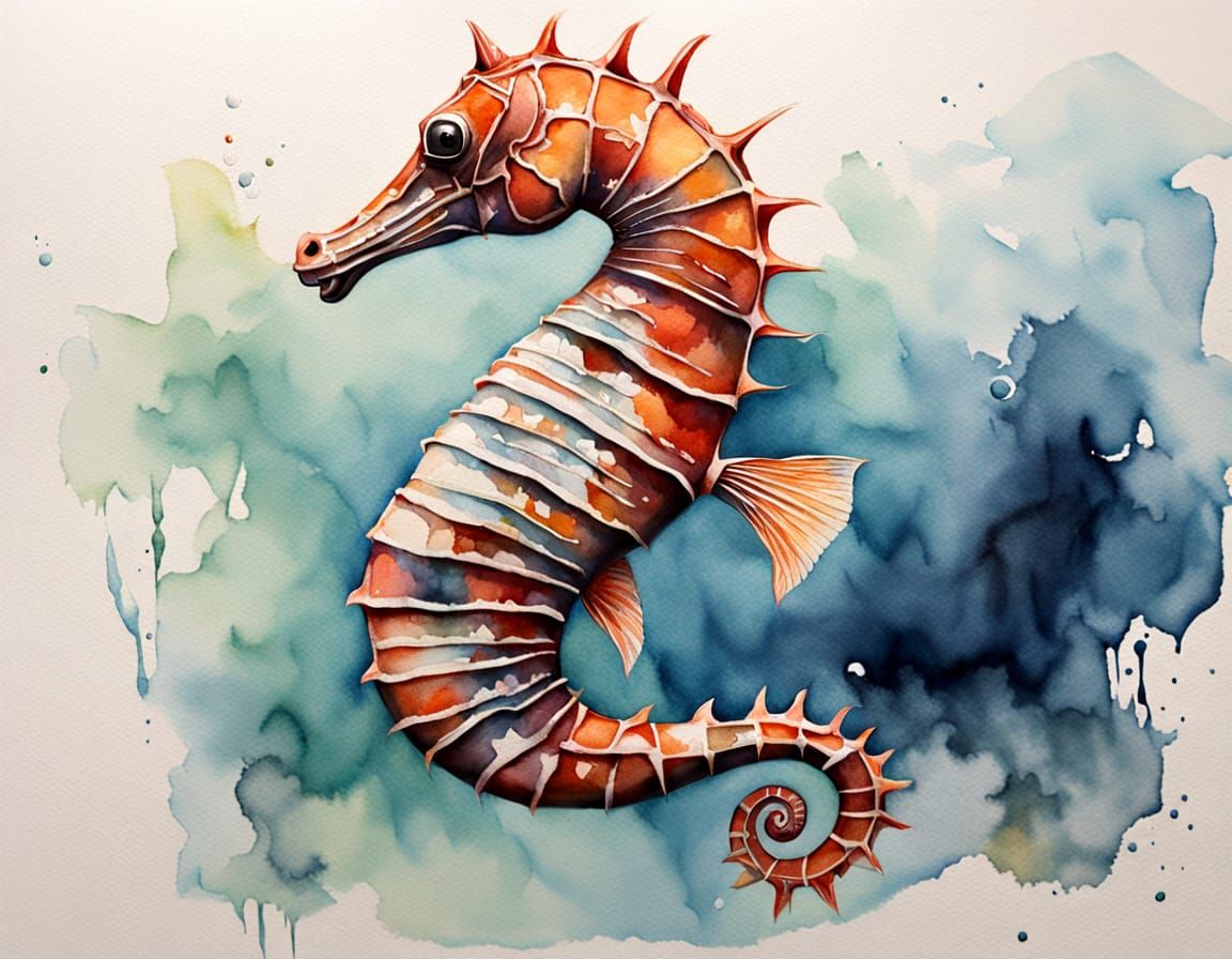 Seahorse  by @Margot