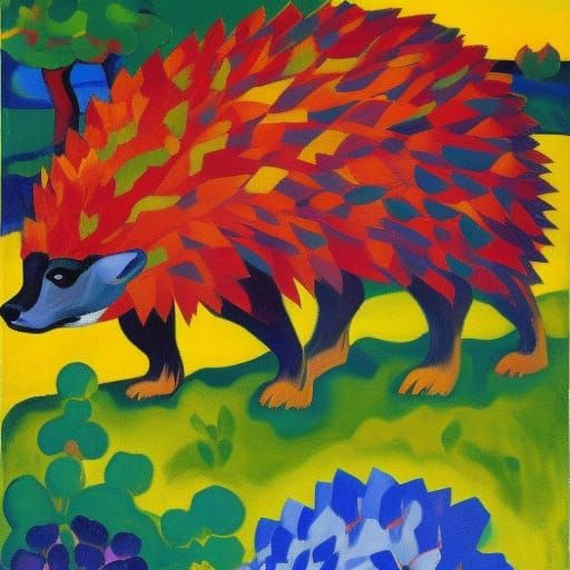 On that day in the gardens of Babylon, a giant hedgehog repa...