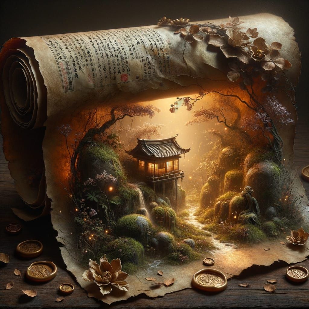 Scroll of Hidden Lanterns  by @Nikki