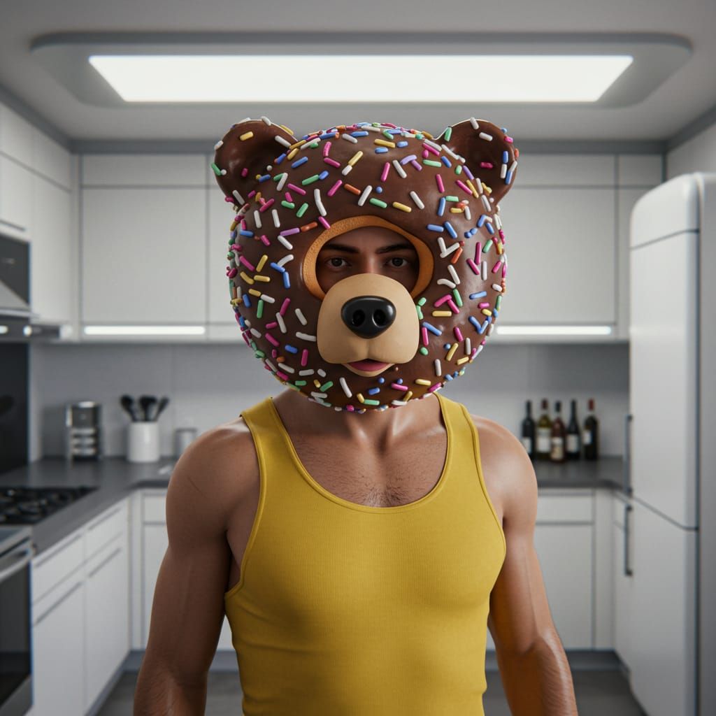 Donut Bear Mask