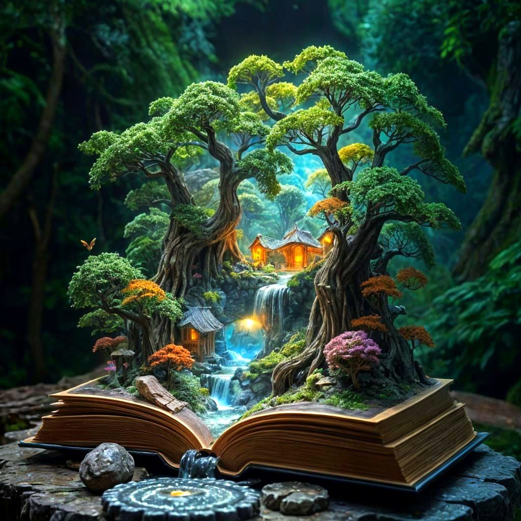 Dreaming in a book  by @Jinx