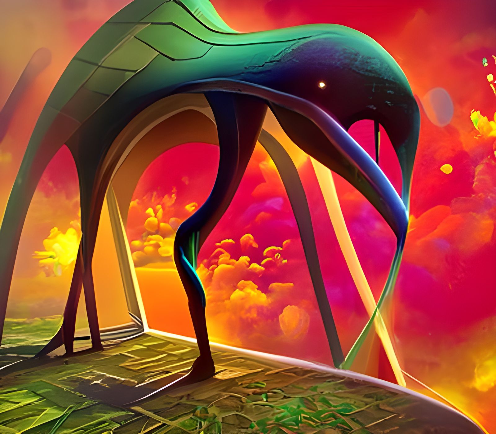 psychedelic structure