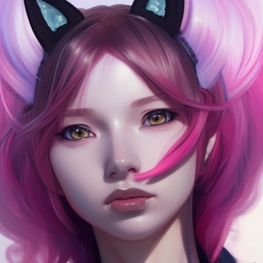 Anime Cat Girl - AI Generated Artwork - NightCafe Creator