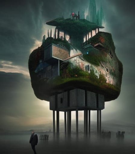 Surreal Worm Stopmotion Photograph in Dreamlike Style