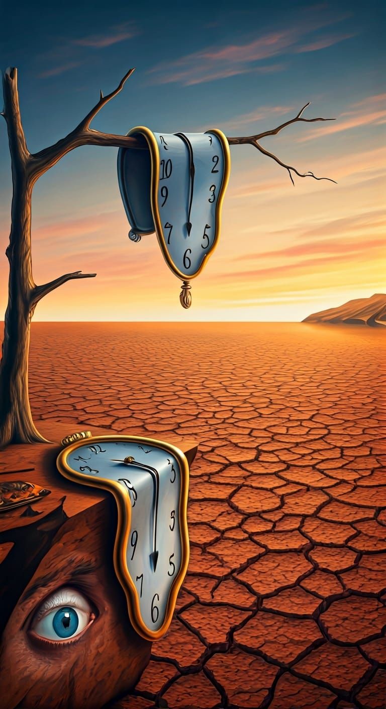 A melting clocks  by @JiiLii