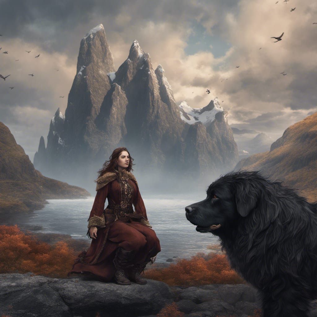 A newfie/islandic lady
