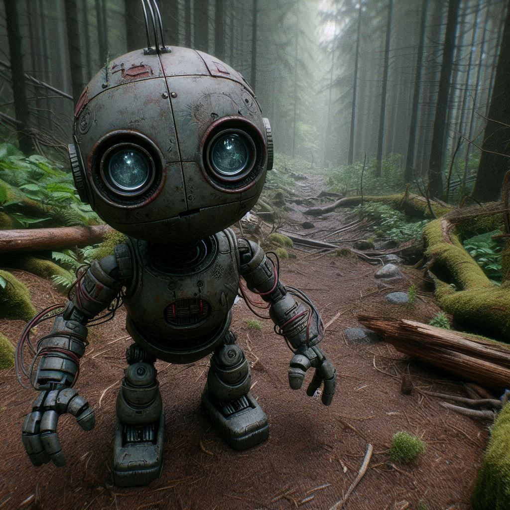 Robot in the Woods