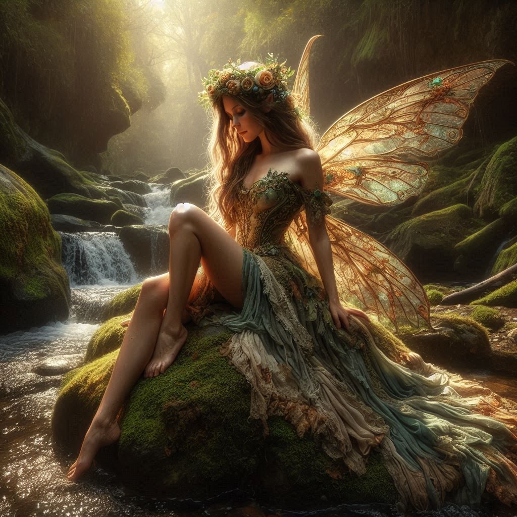 Fairy by the Stream