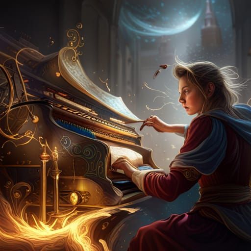 The creation of music   by @Marius Wilson