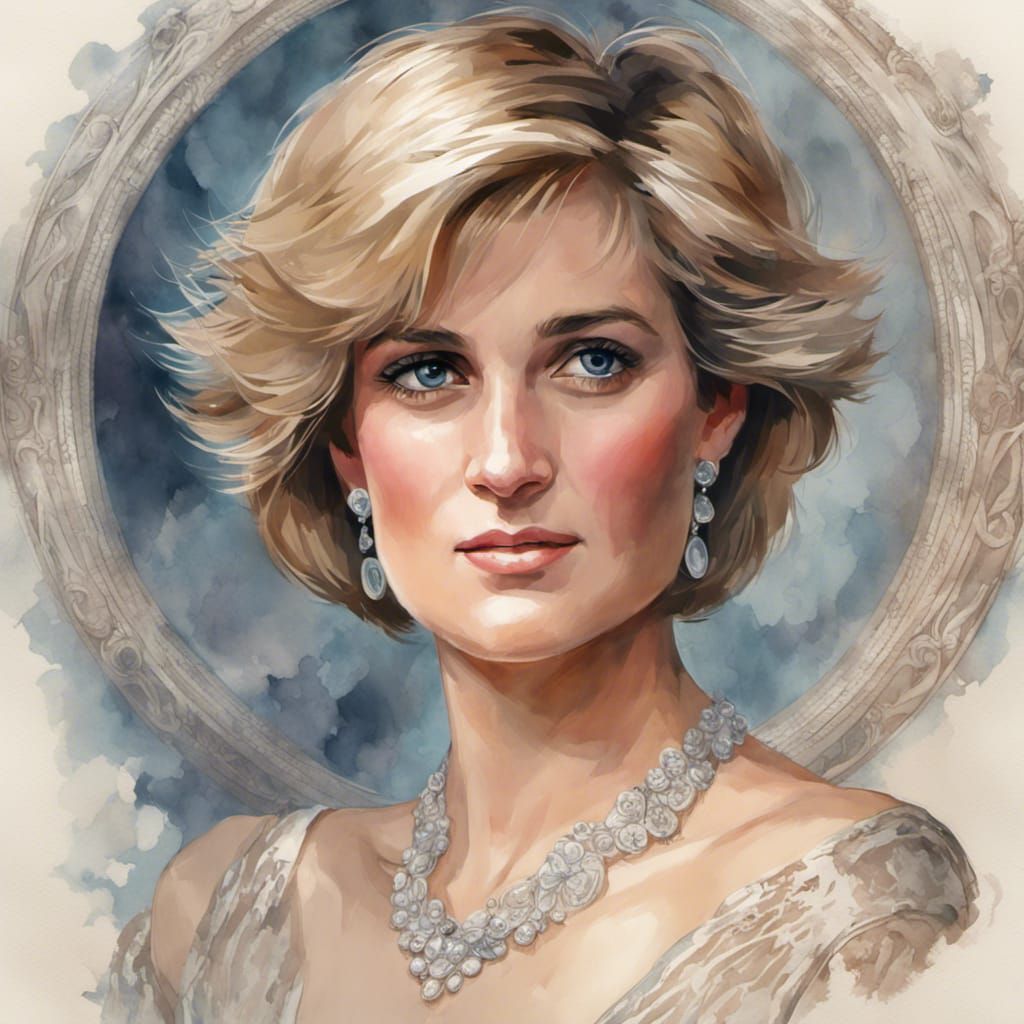 Princess Diana - AI Generated Artwork - NightCafe Creator