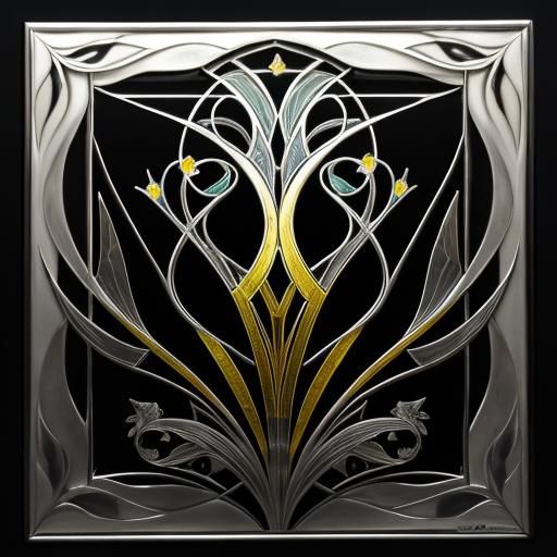 glass and silver