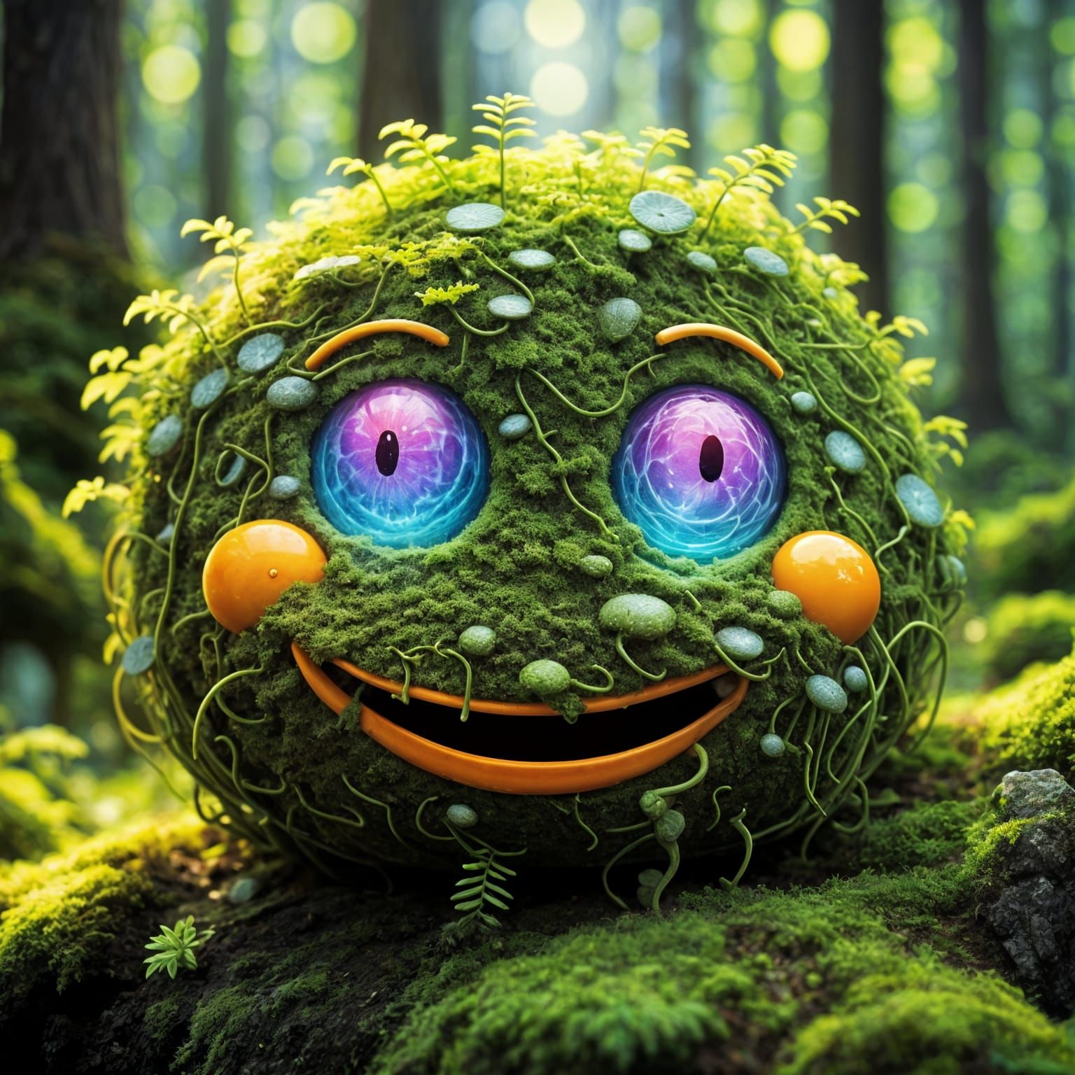 Smiling Face Emoji Art