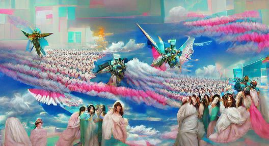 Yahweh Elohim Jehovah sending his army of angels to rebuild ...