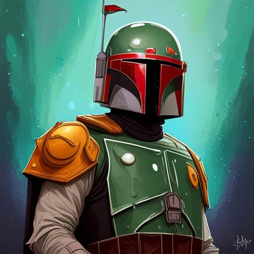 Boba fett - AI Generated Artwork - NightCafe Creator