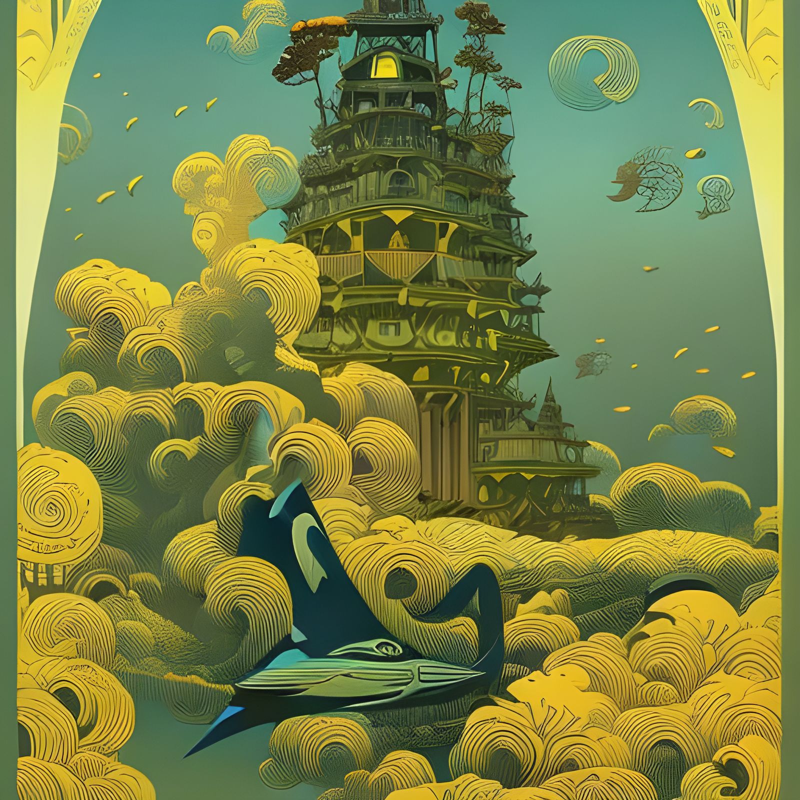 Oceanic Fortress  by @resavlntn