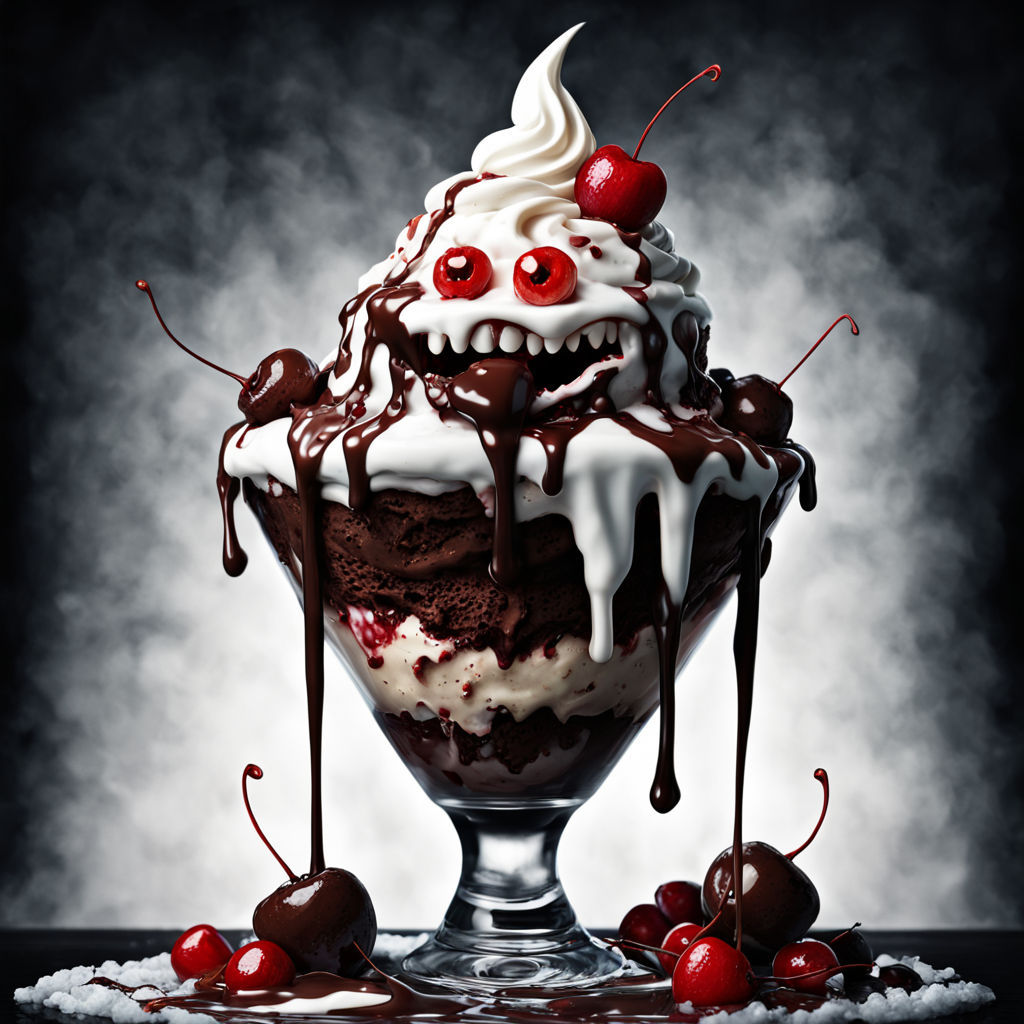 Scary Ice cream bowl