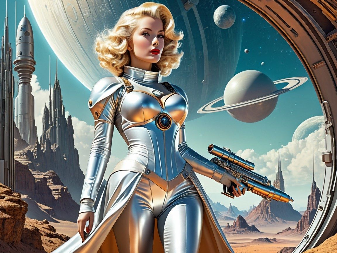 Retro Sci-Fi Beauty