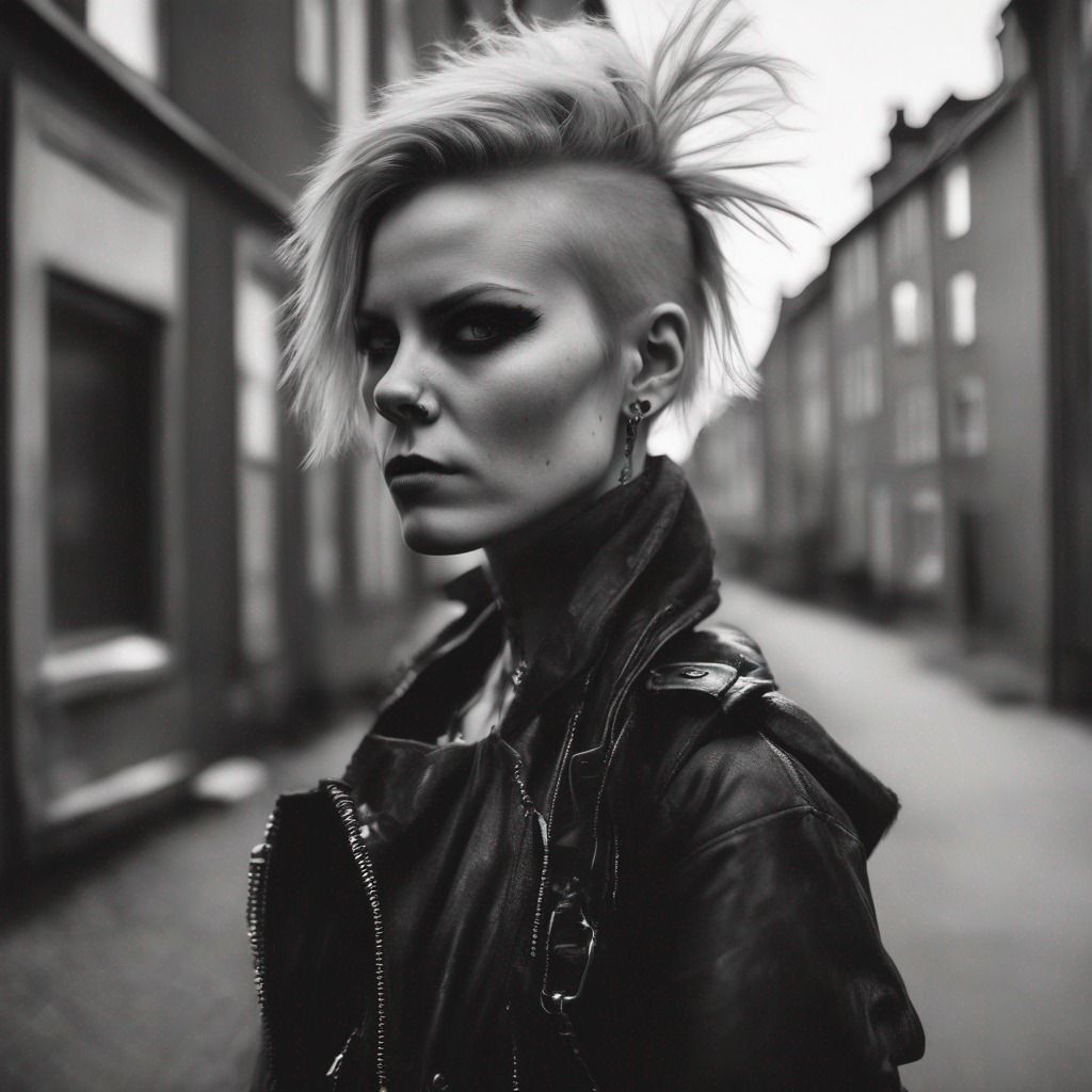 Punk woman
