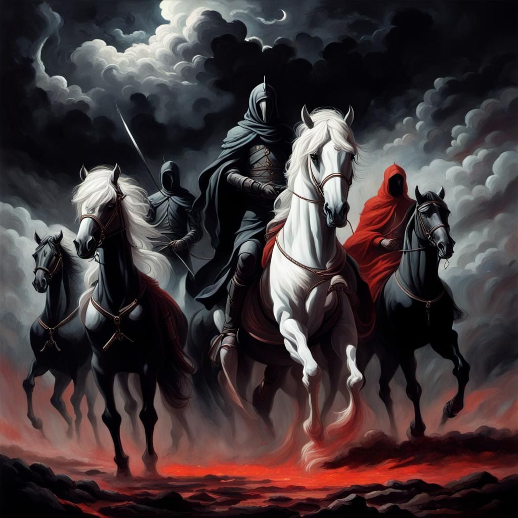 the four Horsemen - AI Generated Artwork - NightCafe Creator