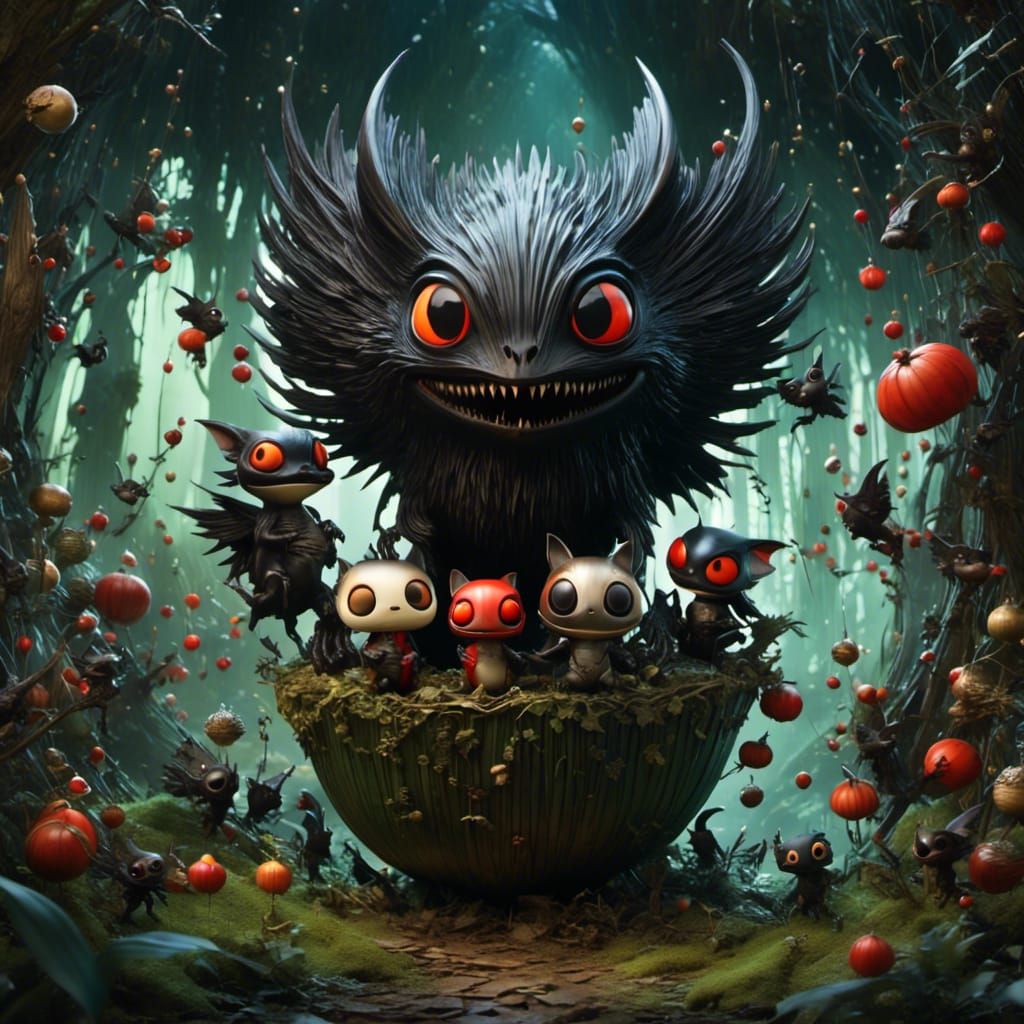 <lora:Creepy Cute:1.0> 